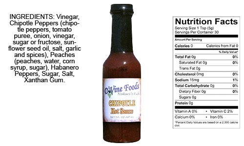 3 BOTTLES D'Vine Foods Chipotle Hot Sauce 5 oz Pork BBQ Pepper Taco