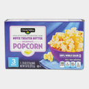 Clover Valley Movie Theater Butter Microwave Popcorn, 3 ct