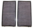 Pair Cabin Air Filter for BMW 745Li 745i 750Li 750i 760Li 760i E65 E66 Cahrcoal-0