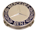 BLUE Wheel Center Caps Mercedes Benz Rim Emblem Hub AMG-0