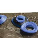 Snap N' Trap Tarp Grommets 7/16" Set of 8 Blue Canvas Nylon Plastic