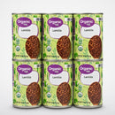 6 Cans of Great Value Organic Lentils, 15 oz