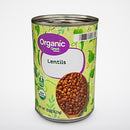 6 Cans of Great Value Organic Lentils, 15 oz