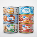 6 Cans Great Value Meat Fajita Strips Roast Beef Pork Tuna Chicken Turkey
