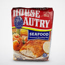 4 Bags of House Autry Seasoned Seafood Breader Mix Flour Fish Fry, 5 lb