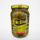 3 Jars of Mount Olive Whole Sours Pickles, 16 oz