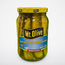 3 Jars of Mount Olive No Sugar Added Pickle Bread & Butter Spears, 16 oz