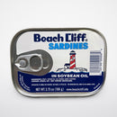 Beach Cliff Sardines in Soybean Oil Herring Fish Can Snack Kipper Fresh