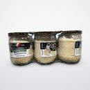 3 Jars 4C All Natural Parmesan Grated Cheese 6.6 oz Jar