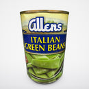 6 Cans of Allens Cut Italian Green Beans, 14.5 oz