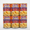 6 Cans of Glory Foods Seasoned Southern Fried Apples, 14.5 oz