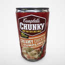 Campbell's Chunky Creamy Chicken & Dumplings Soup, 18.8 oz Cans