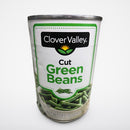 6 Cans of Clover Valley Cut Green Beans, 14.5 oz