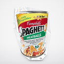 4 Cans of Campbell's SpaghettiOs Pasta A to Z Shapes with Meatballs, 15.6 oz