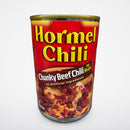 Hormel Chili Chunky Beef No Beans, 15 oz Cans