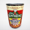 6 Cans Chef Boyardee Mini ABC's and 123's with Meatballs 15 Oz Can