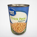 6 Cans of Great Value Garbanzos Chick Peas, 15.5 oz