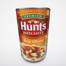 3 Cans of Hunt's Four Cheese Spaghetti Pasta Sauce 100% Natural Tomato, 24 oz