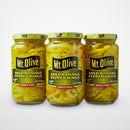 3 Jars of Mount Olive Mild Banana Pepper Rings, 12 oz