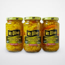 3 Jars Mount Olive Sweet Salad Peppers 12 oz