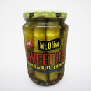 3 Jars of Mount Olive Sweet Heat Bread & Butter Pickle Spears, 16 oz