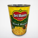 4 Cans of Del Monte Diced Mangos in Light Syrup, 15 oz