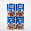 4 Cans of Rienzi Red Clam Italian Style Pasta Sauce, 15 oz