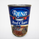 4 Cans of Rienzi Red Clam Italian Style Pasta Sauce, 15 oz