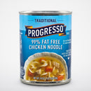 Progresso Traditional 99% Fat Free Chicken Noodle Soup, 19 oz Cans