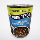 Progresso Vegetable Classics Lentil with Roasted Vegetables Soup, 19 oz Cans