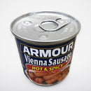 12 Cans of Armour Hot & Spicy Vienna Sausage Meat, 4.6 oz