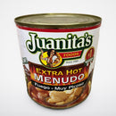 4 Cans Juanita's Extra Hot Menudo 25 oz