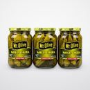 3 Jars of Mount Olive Pickled Mild Okra, 16 oz