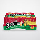 12 Campbell's SpaghettiOs Pasta with Meatballs Cans Tomato Sauce