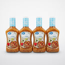 4 Bottles of Great Value Light Zesty Italian Salad Dressing, 16 oz