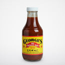 2 Bottles of George's Hot Barbecue Sauce, 16 oz