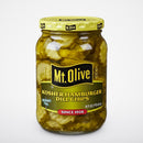 Mount Olive Kosher Hamburger Dill Chip Pickles, 16 oz