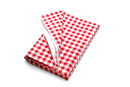 Red White Checkered Tablecloth 54" x 72" Vinyl Picnic Camping