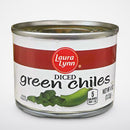 6 Cans of Laura Lynn Diced Green Chilies, 4 oz