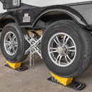 Camco Curved Leveler and Wheel Chock 2 Pack Camper RV Travel Trailer Pop Up New