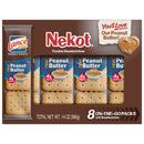 40 Packs Nekot Lance Cookie Sandwich Peanut Butter Crackers NABS