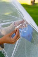 Umbrella Food Cover 13" x 13" Nylon Picnic Bug Screen Camping