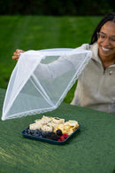 Umbrella Food Cover 13" x 13" Nylon Picnic Bug Screen Camping