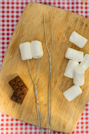 Campfire Roasting Forks 20" Set of 4 Hot Dog Marshmallow Camping
