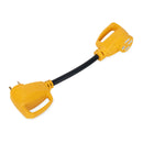 Camco PowerGrip Dogbone 18" 30A Male 50A Female Analyzer Surge Protect Camper RV