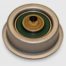 One metal balance-shaft belt tensioner pulley with eccentric mounting hole