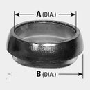 Front Left Exhaust Pipe Flange Gasket for Isuzu Hombre