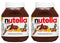 2 BIG JARS Chocolate Hazelnut Ferrero Nutella Spread 26.5 Oz Butter Sandwich Dip