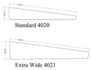 Running boards (pair) - checkerplate-923