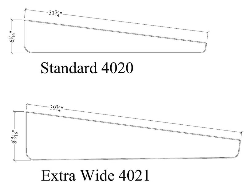 Running boards (pair) - checkerplate-923